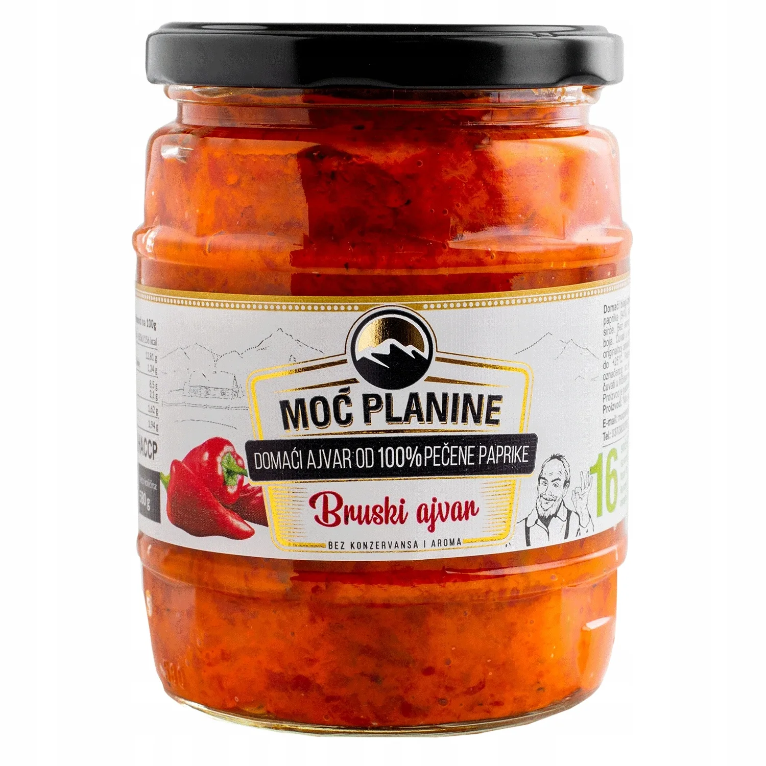 Ajvar Moć Planine pikantny 300g